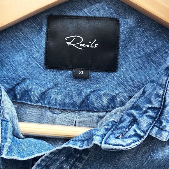 SOLR 🖤 Rails Men’s Beckford Dark Vintage Wash - Picture 6 of 8